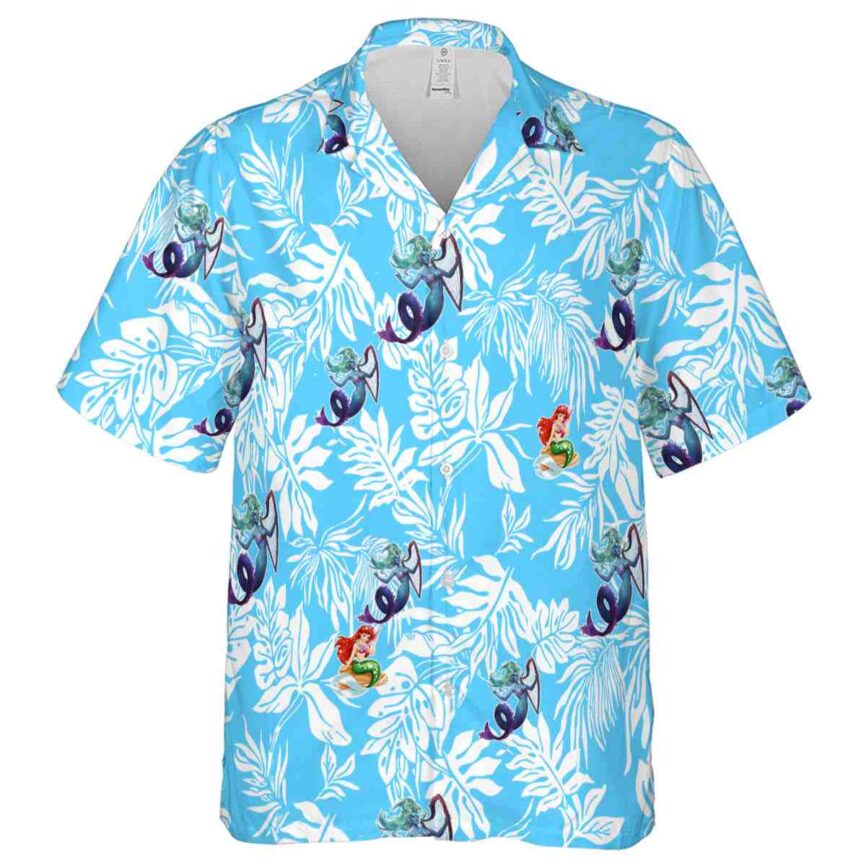 Mermaid Bold Foliage Hawaiian Shirt Fashion forward