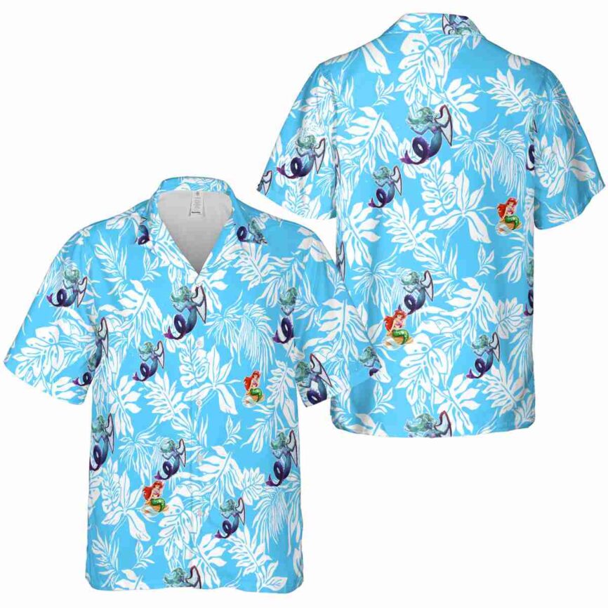 Mermaid Bold Foliage Hawaiian Shirt Premium grade