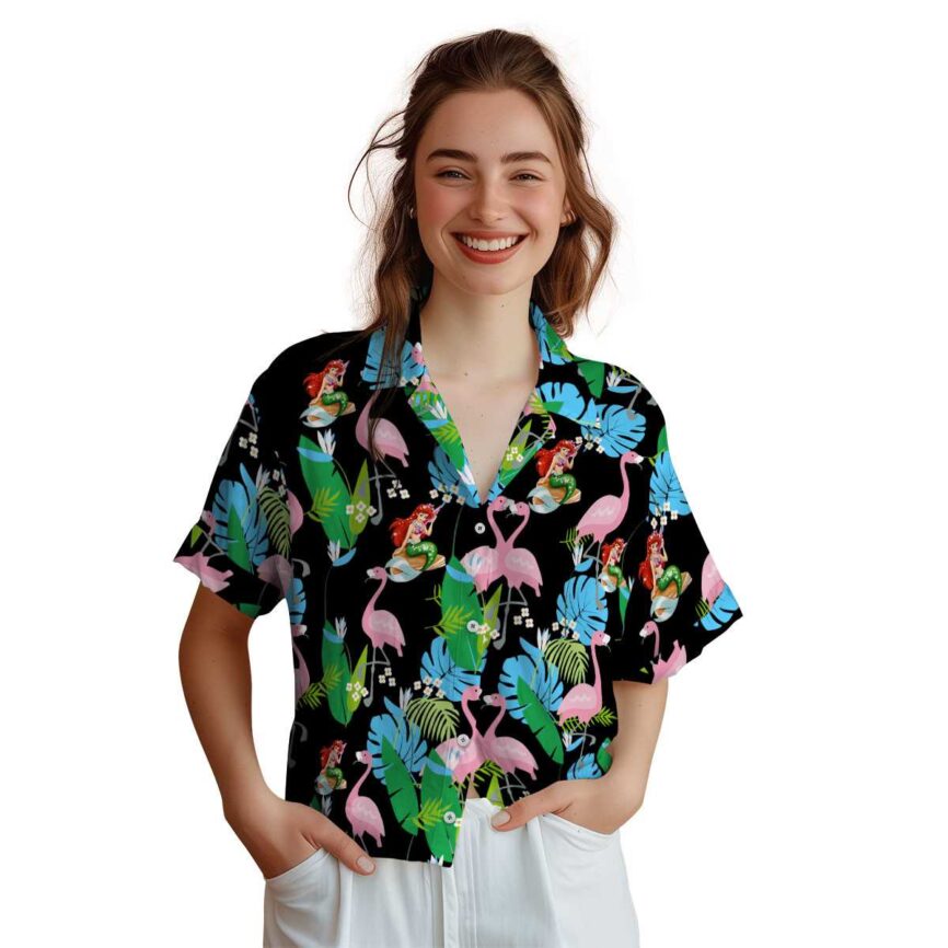 Mermaid Flamingo Leaf Hawaiian Shirt Top rated