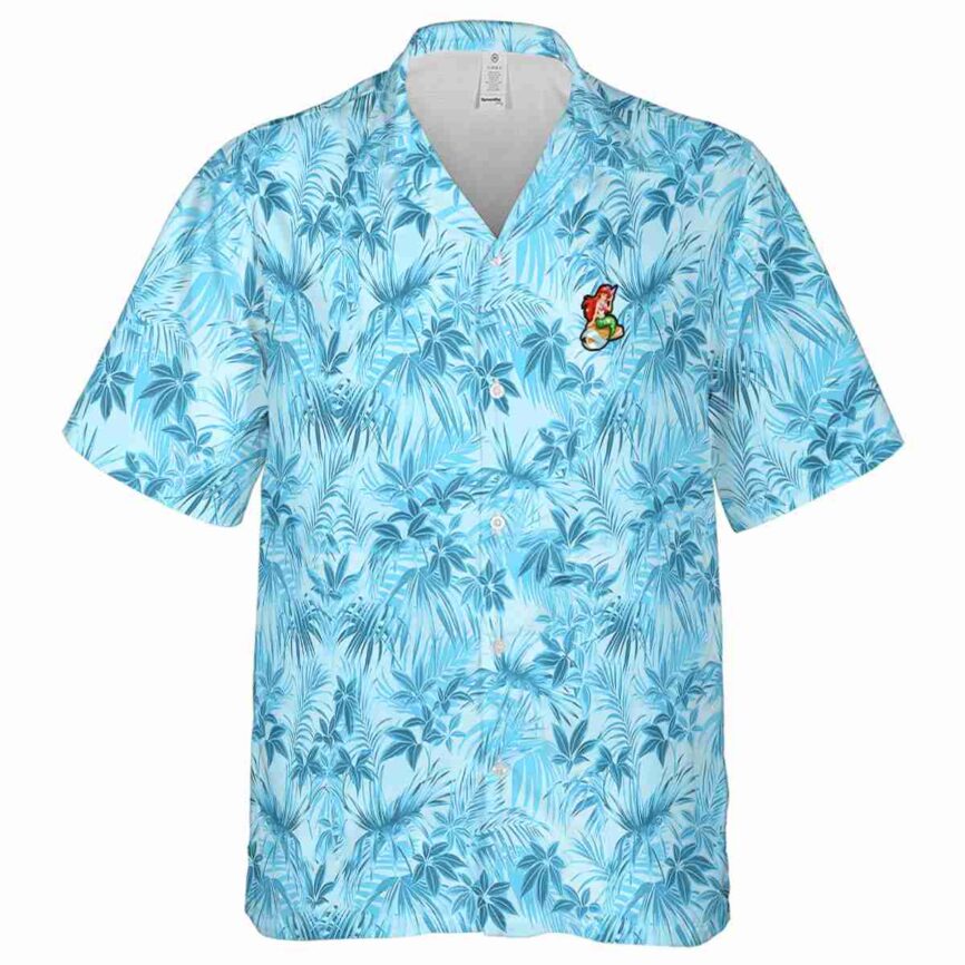 Mermaid Foliage Print Hawaiian Shirt Fashion forward