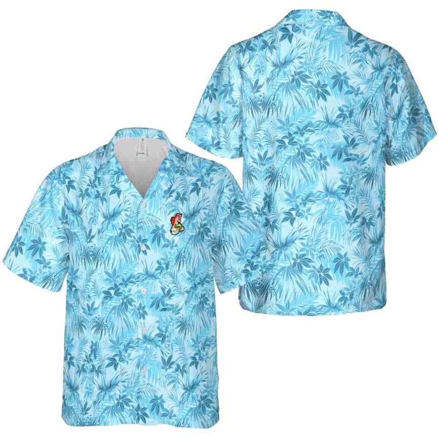 Mermaid Foliage Print Hawaiian Shirt Premium grade