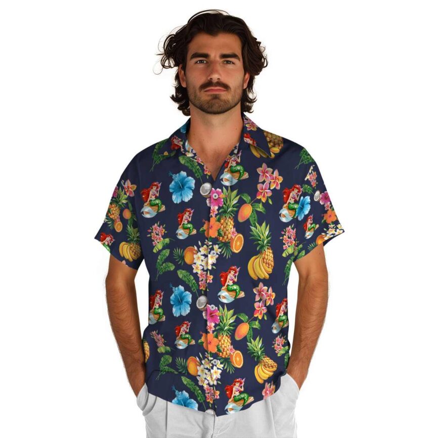 Mermaid Fruit Pattern Hawaiian Shirt New Arrival