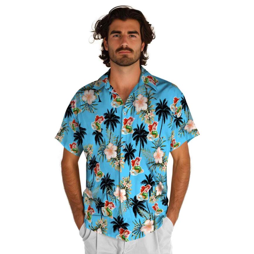 Mermaid Hibiscus Palm Hawaiian Shirt New Arrival