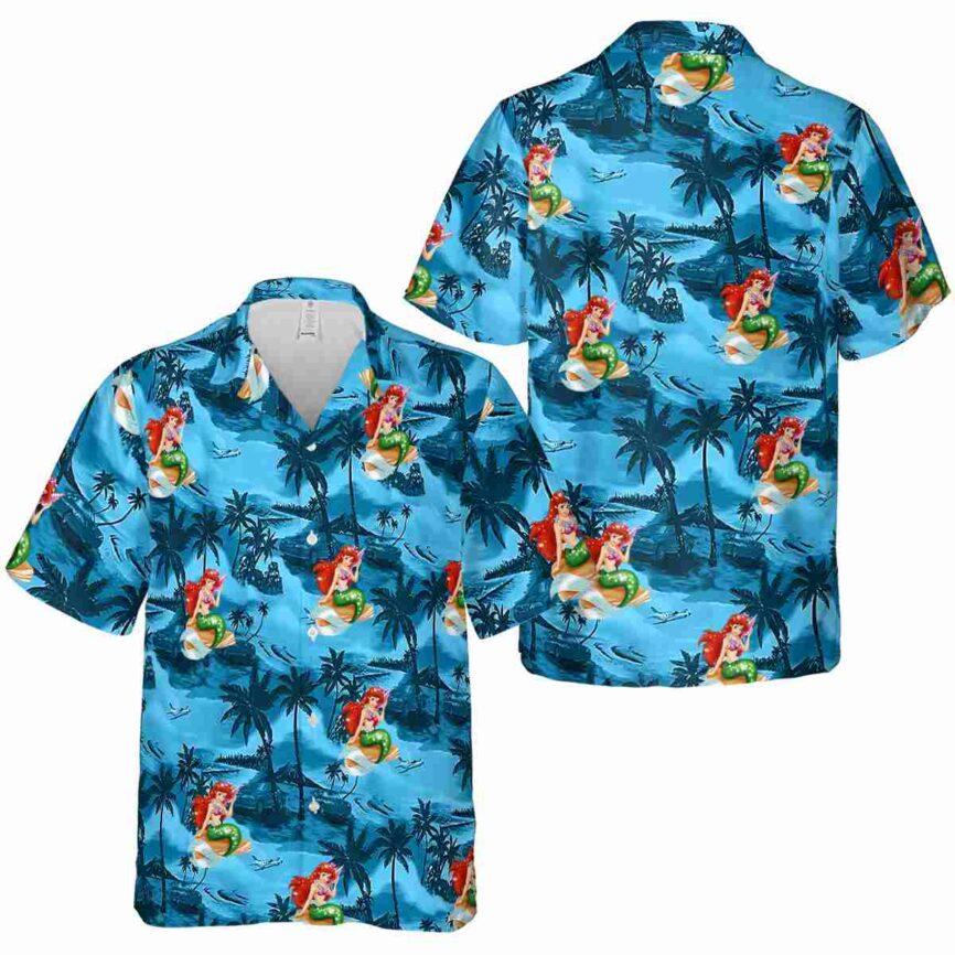 Mermaid Island Beach Hawaiian Shirt Premium grade