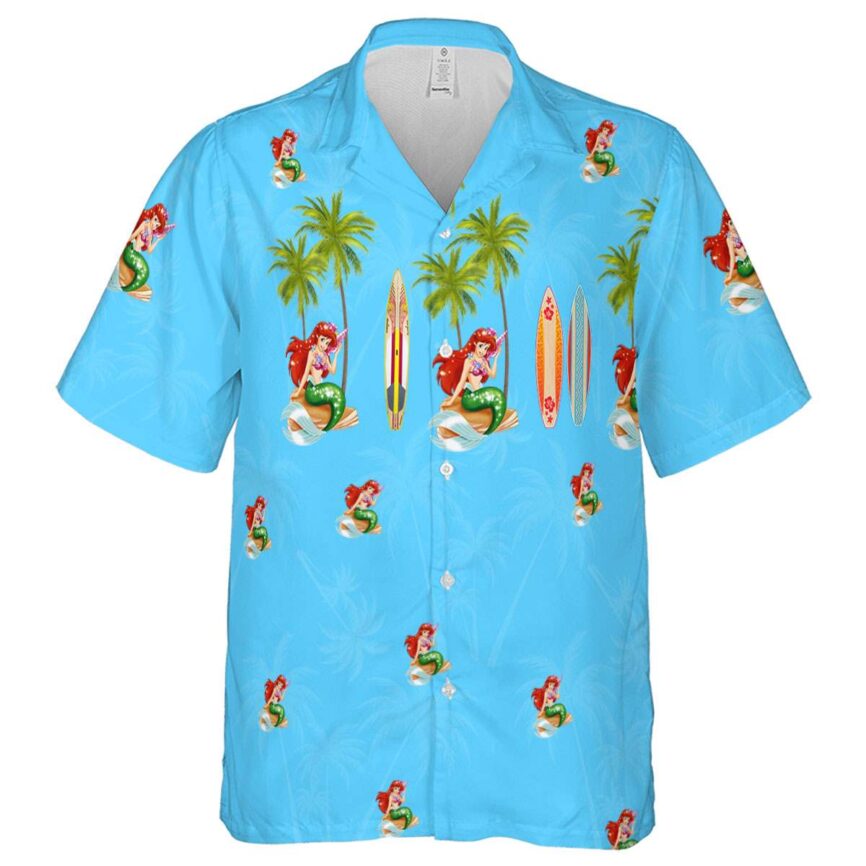 Mermaid Island Theme Hawaiian Shirt Fashion forward