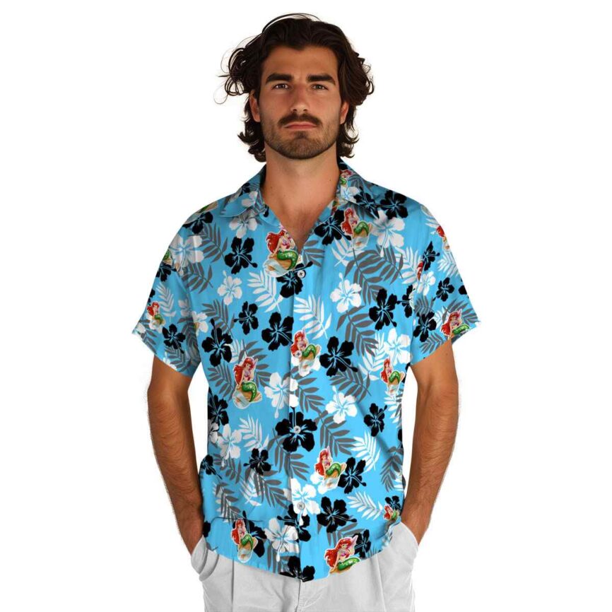 Mermaid Leafy Hibiscus Hawaiian Shirt New Arrival