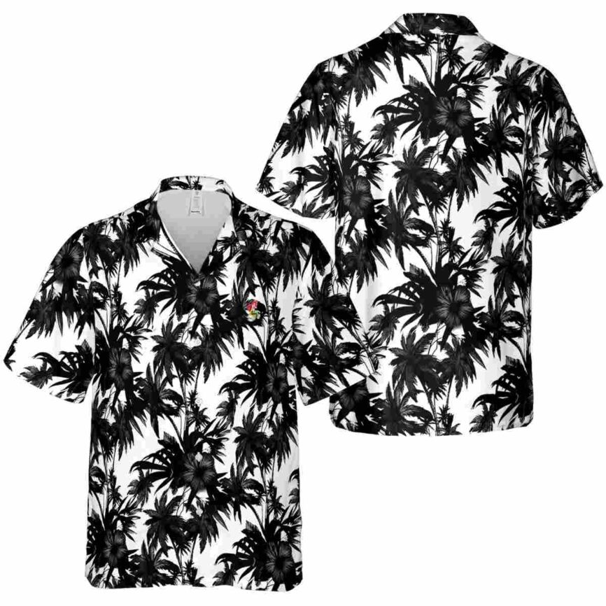 Mermaid Palm Print Hawaiian Shirt Premium grade
