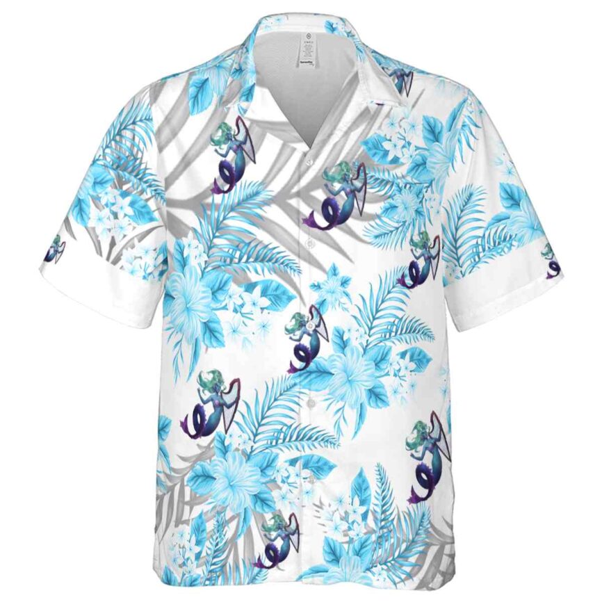 Mermaid Tropical Blossom Hawaiian Shirt Fashion forward