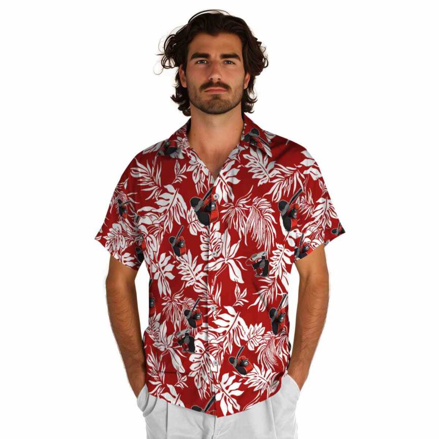 Monkey Bold Foliage Hawaiian Shirt New Arrival