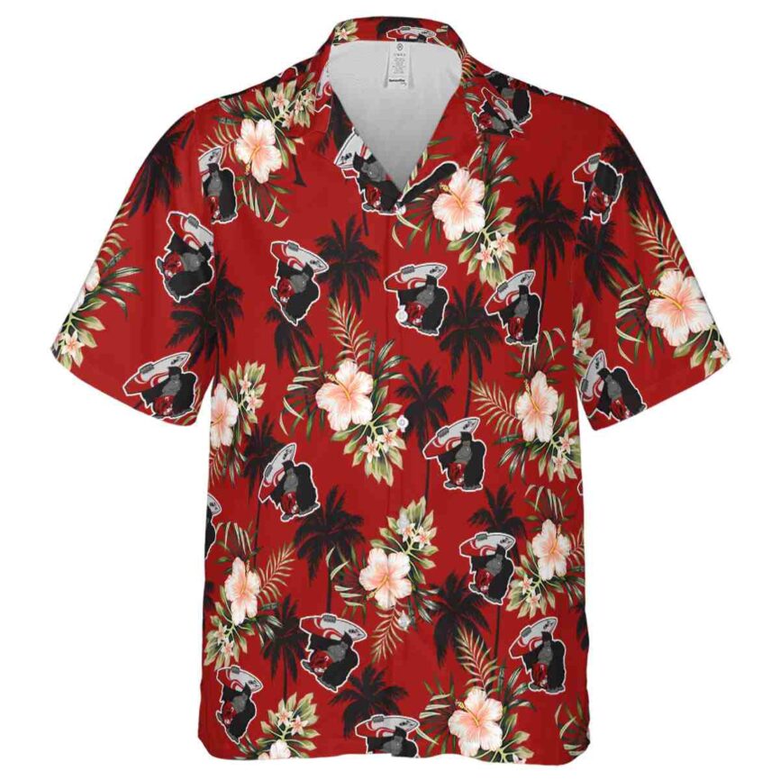 Monkey Hibiscus Palm Hawaiian Shirt Fashion forward