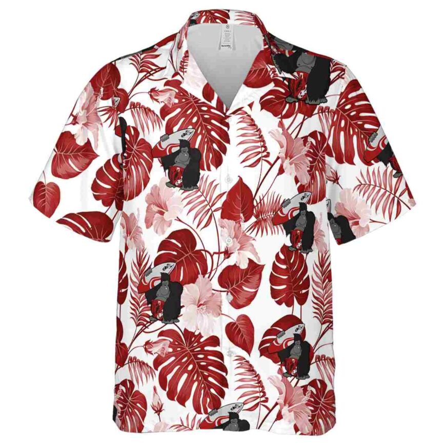 Monkey Leaf Pattern Hawaiian Shirt Fashion forward