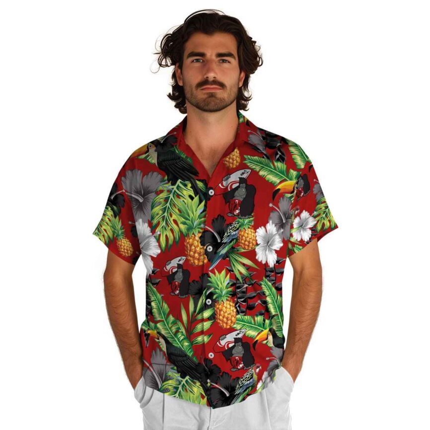 Monkey Leafy Toucan Hawaiian Shirt New Arrival