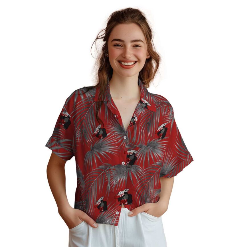 Monkey Palm Frond Hawaiian Shirt Top rated