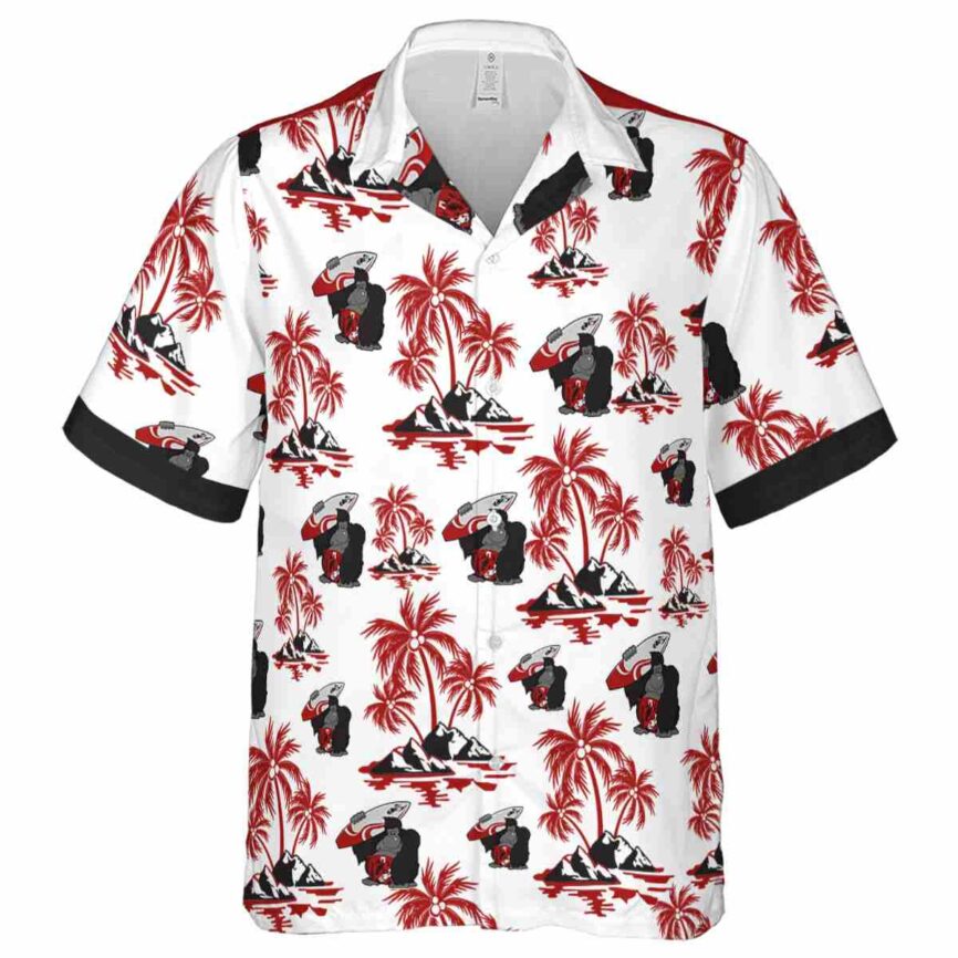 Monkey Palm Island Graphic Hawaiian Shirt Fashion forward