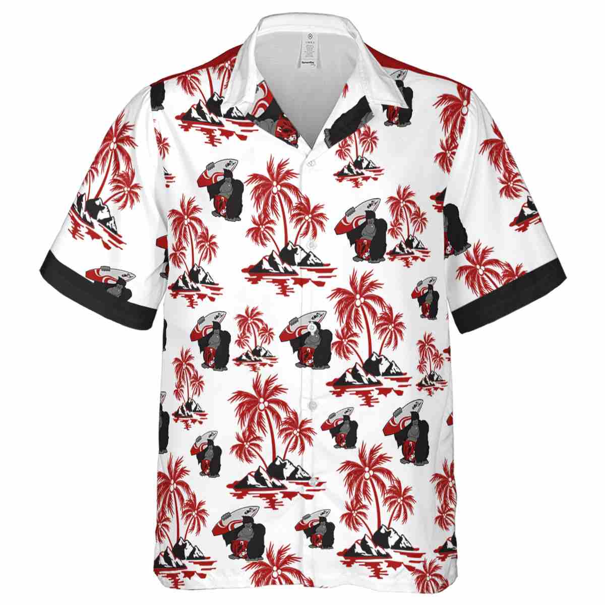 Monkey Palm Island Graphic Hawaiian Shirt Fashion forward Monkey Palm Island Graphic Hawaiian Shirt Fashion forward