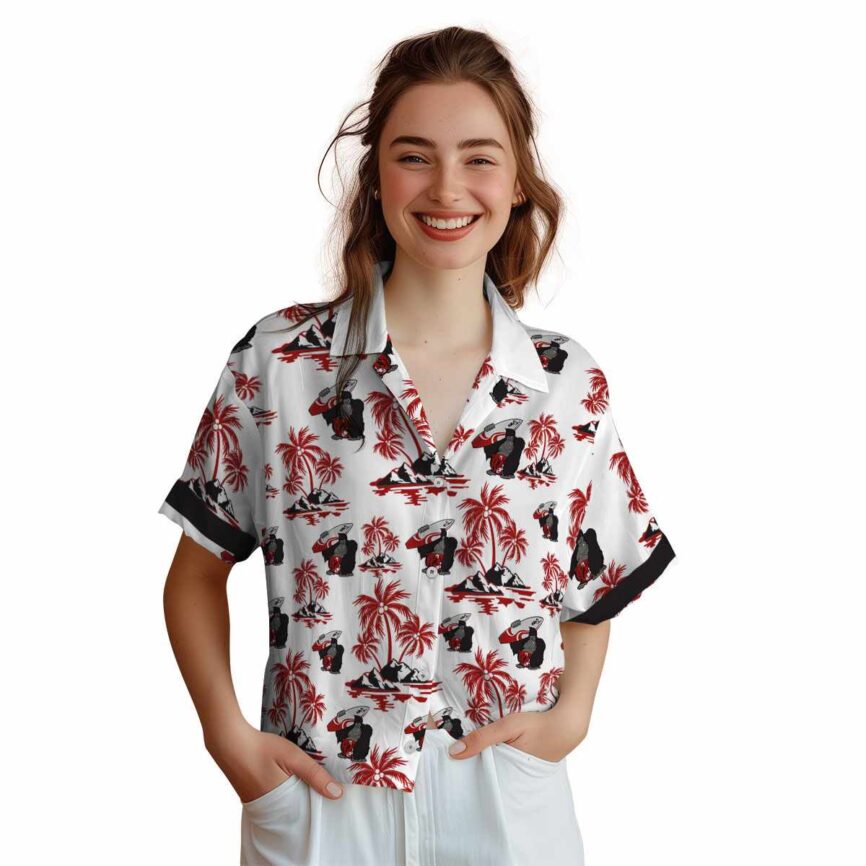 Monkey Palm Island Graphic Hawaiian Shirt Top rated