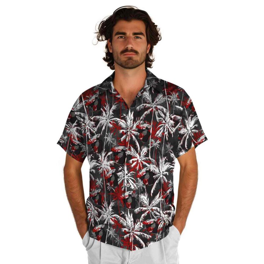 Monkey Palm Themed Hawaiian Shirt New Arrival