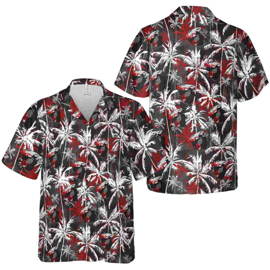 Monkey Palm Themed Hawaiian Shirt Premium grade