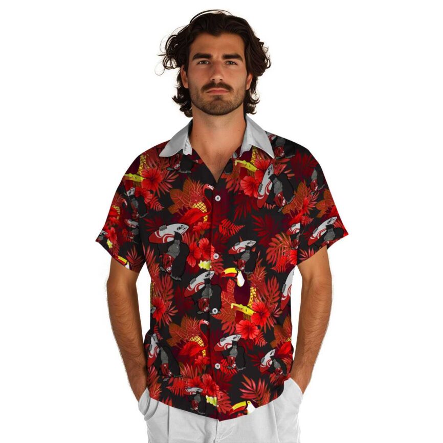 Monkey Tropical Bird Hawaiian Shirt New Arrival