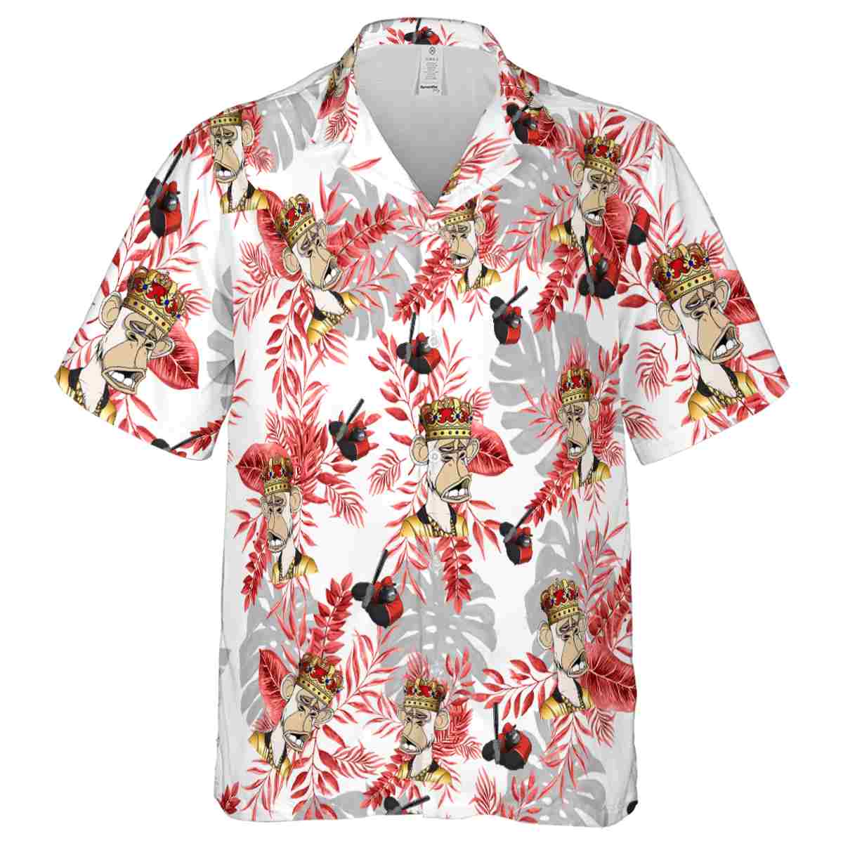 Monkey Tropical Fronds Hawaiian Shirt Fashion forward Monkey Tropical Fronds Hawaiian Shirt Fashion forward