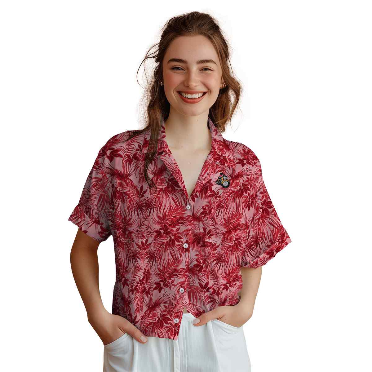 Motorcycle Foliage Print Hawaiian Shirt Top rated Motorcycle Foliage Print Hawaiian Shirt Top rated