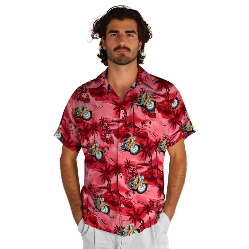 Motorcycle Island Beach Hawaiian Shirt New Arrival