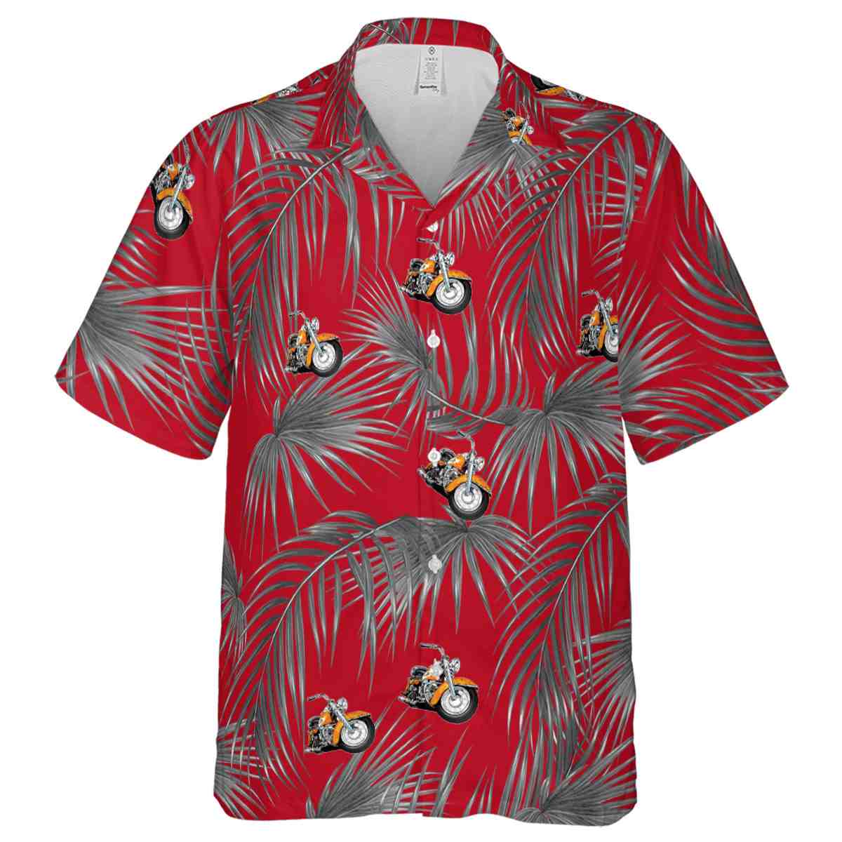 Motorcycle Palm Frond Hawaiian Shirt Fashion forward Motorcycle Palm Frond Hawaiian Shirt Fashion forward