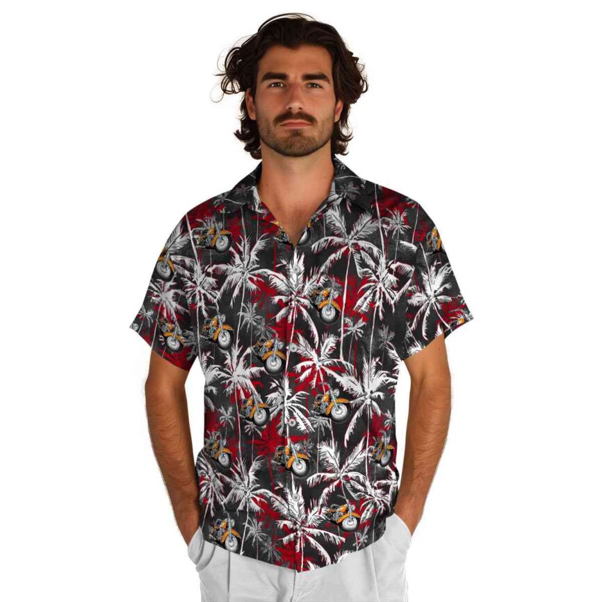 Motorcycle Palm Themed Hawaiian Shirt New Arrival