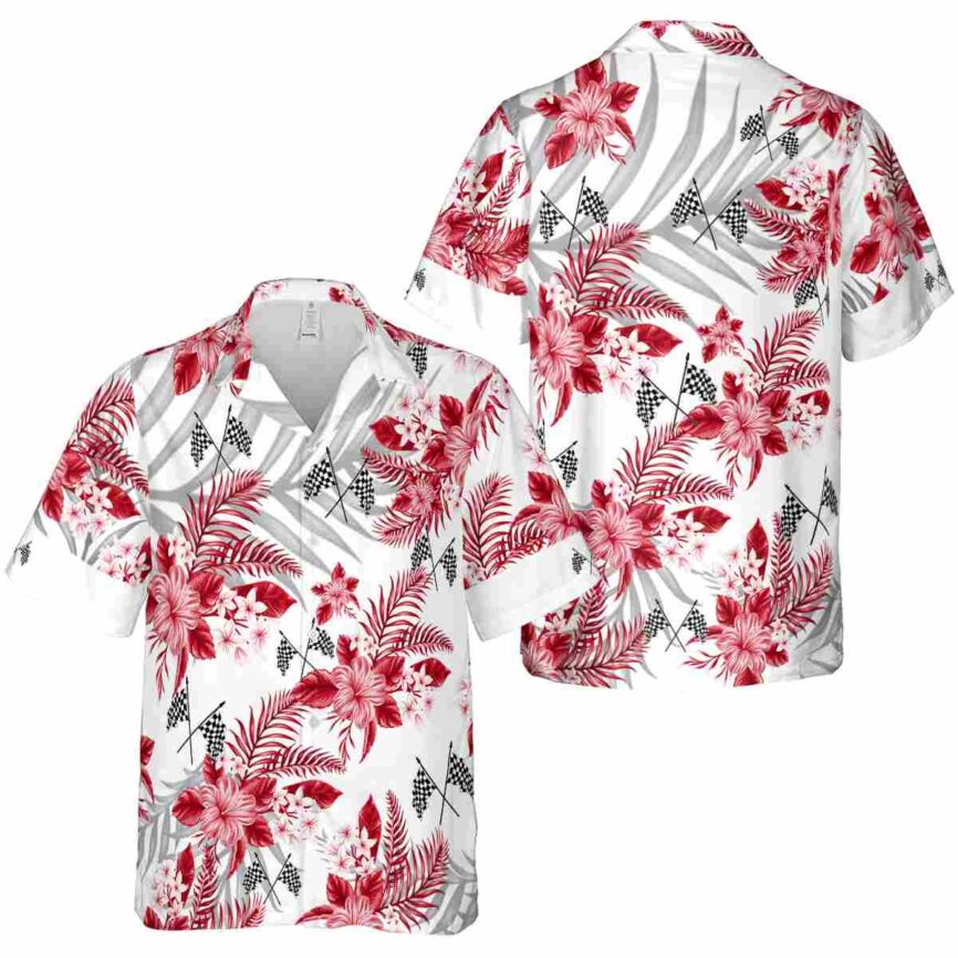 Motorcycle Tropical Blossom Hawaiian Shirt Premium grade