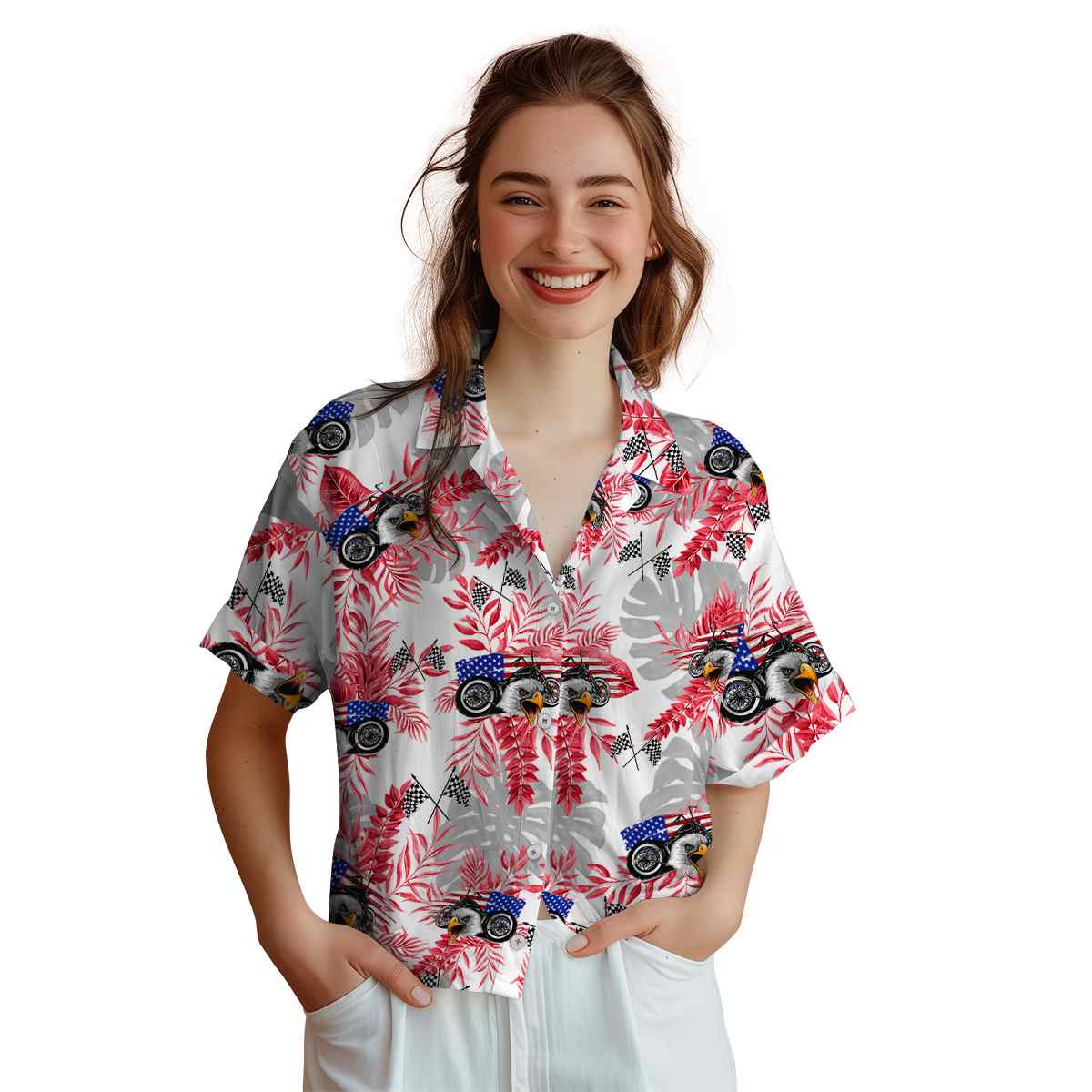 Motorcycle Tropical Fronds Hawaiian Shirt Top rated Motorcycle Tropical Fronds Hawaiian Shirt Top rated