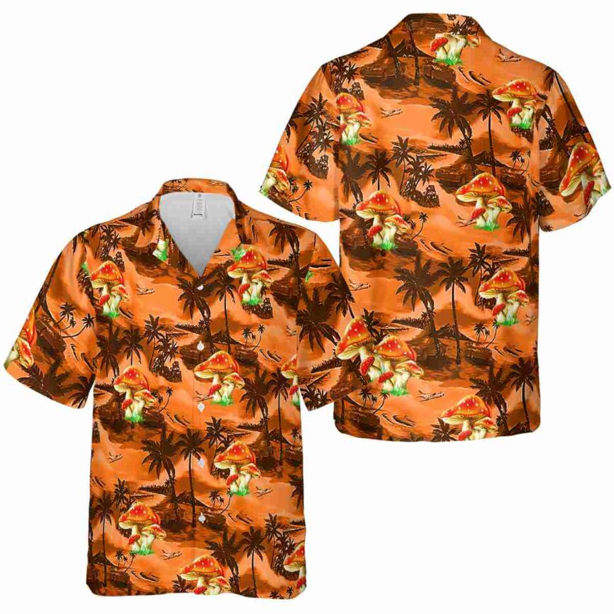 Mushroom Island Beach Hawaiian Shirt Premium grade