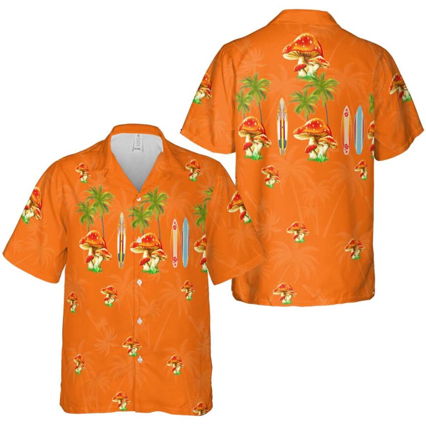 Mushroom Island Theme Hawaiian Shirt Premium grade