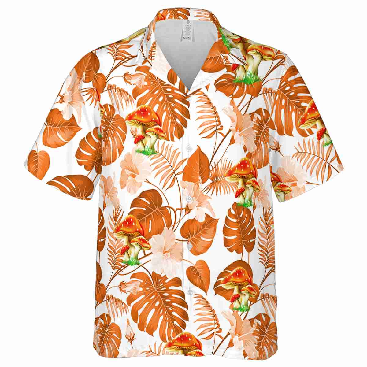 Mushroom Leaf Pattern Hawaiian Shirt Fashion forward Mushroom Leaf Pattern Hawaiian Shirt Fashion forward