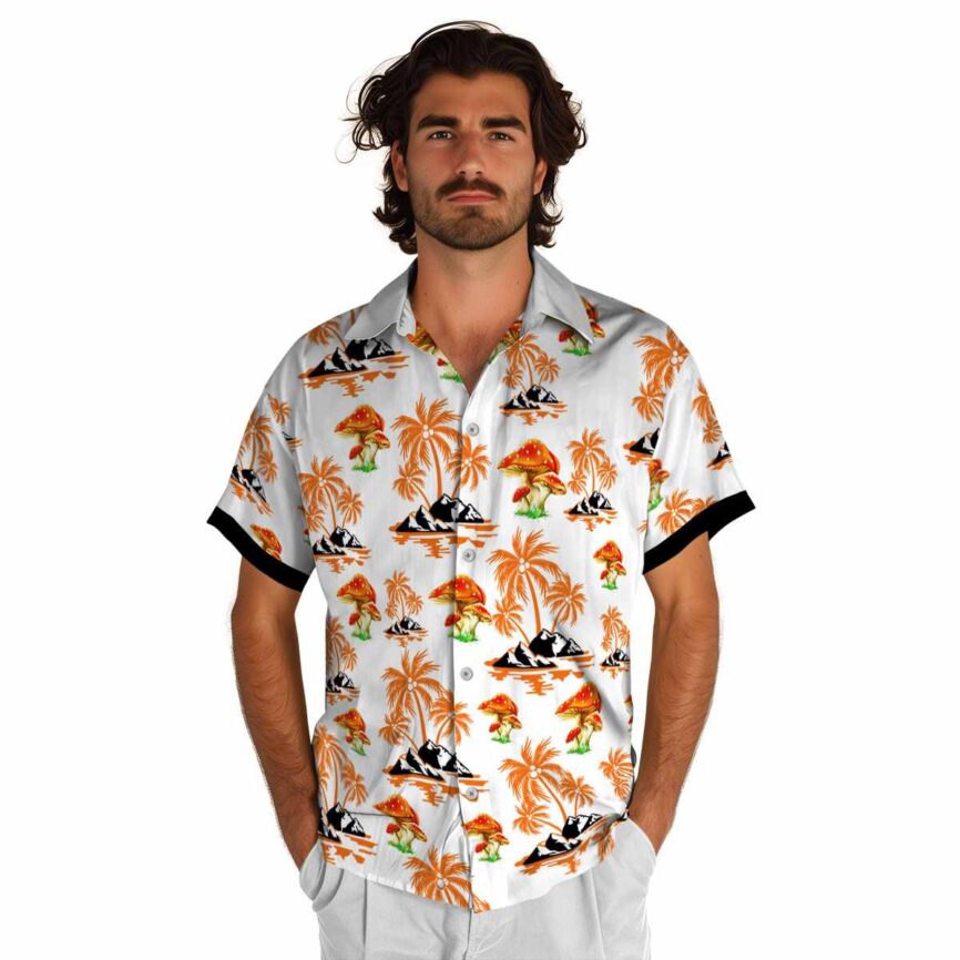 Mushroom Palm Island Graphic Hawaiian Shirt New Arrival