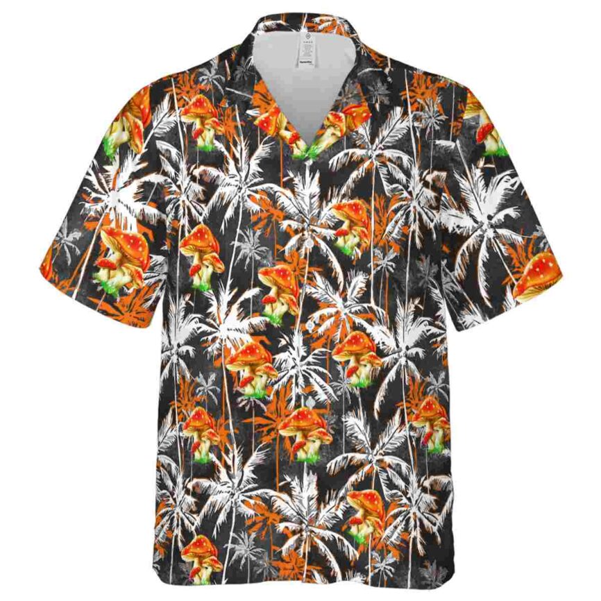 Mushroom Palm Themed Hawaiian Shirt Fashion forward