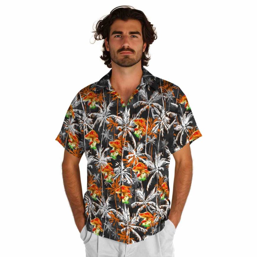 Mushroom Palm Themed Hawaiian Shirt New Arrival