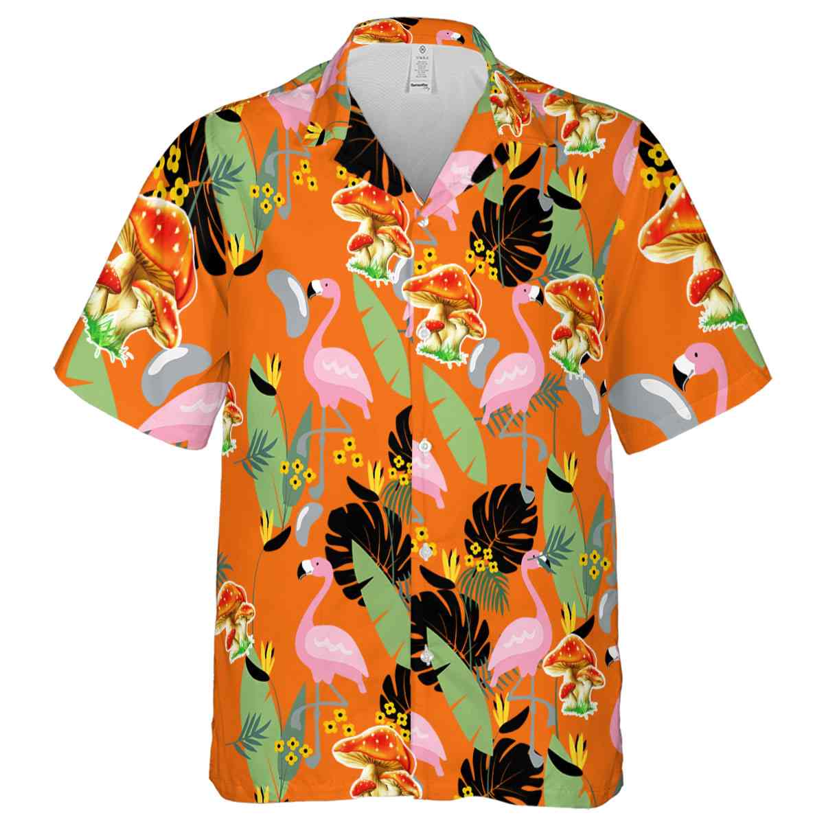 Mushroom Pink Flamingo Hawaiian Shirt Fashion forward Mushroom Pink Flamingo Hawaiian Shirt Fashion forward
