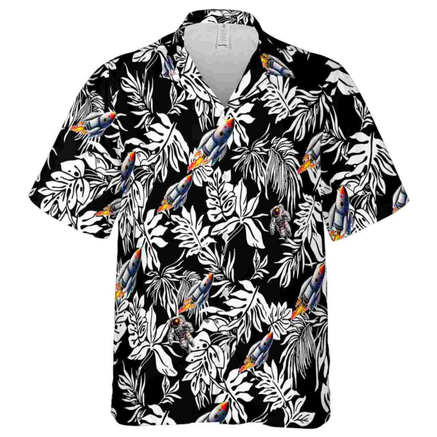 Nasa Bold Foliage Hawaiian Shirt Fashion forward