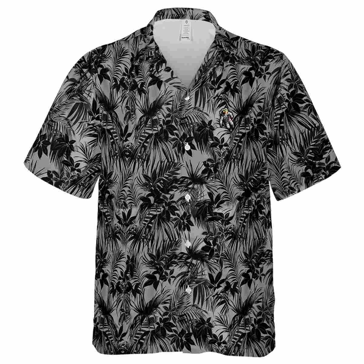 Nasa Foliage Print Hawaiian Shirt Fashion forward Nasa Foliage Print Hawaiian Shirt Fashion forward