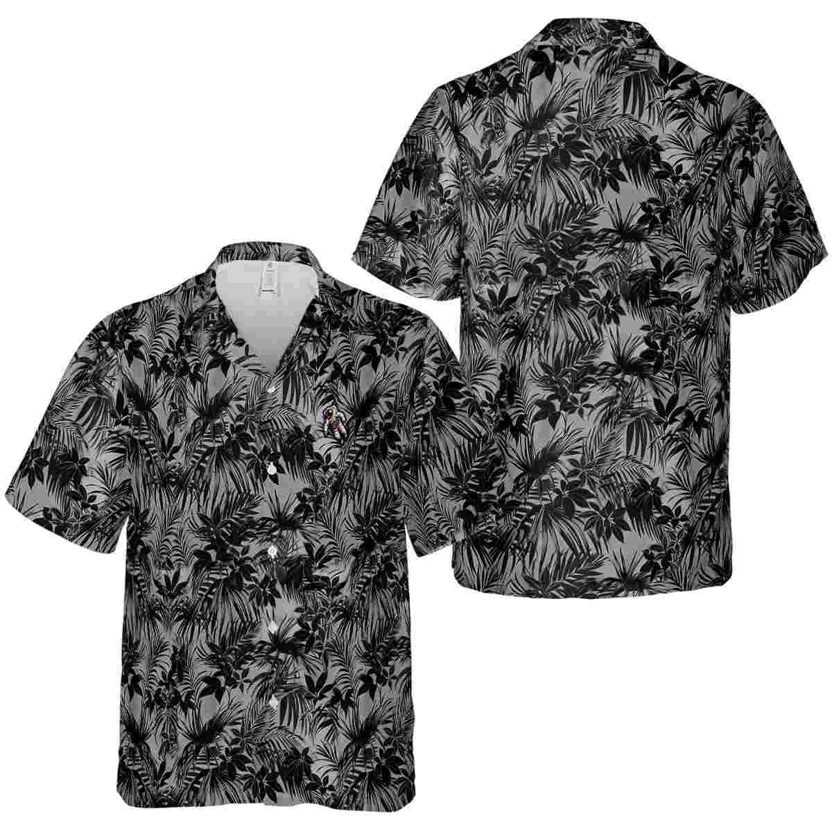 Nasa Foliage Print Hawaiian Shirt Premium grade Nasa Foliage Print Hawaiian Shirt Premium grade