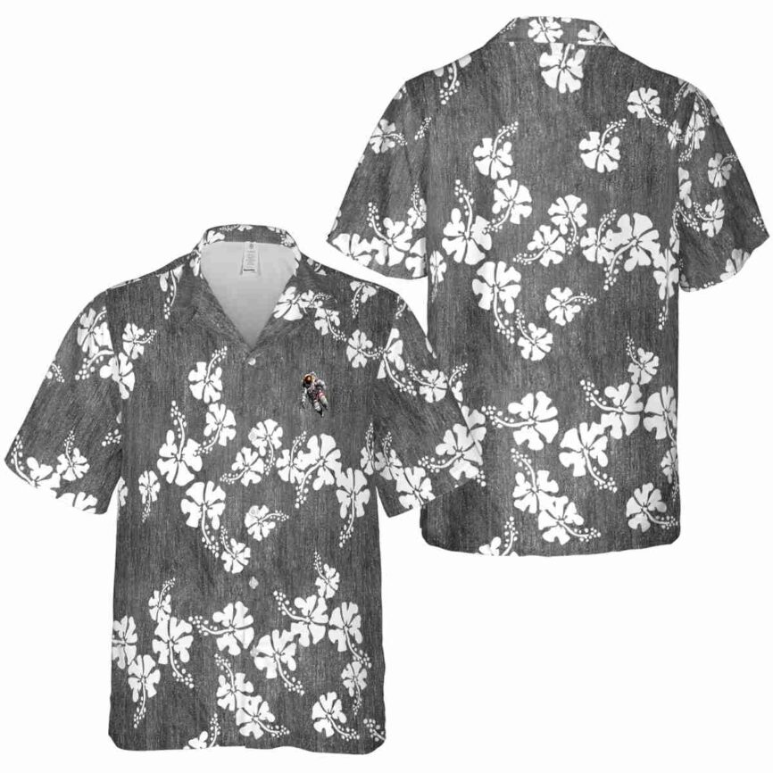 Nasa Hibiscus Blossom Hawaiian Shirt Premium grade