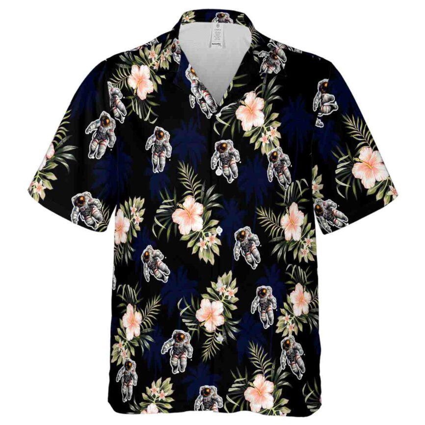 Nasa Hibiscus Palm Hawaiian Shirt Fashion forward