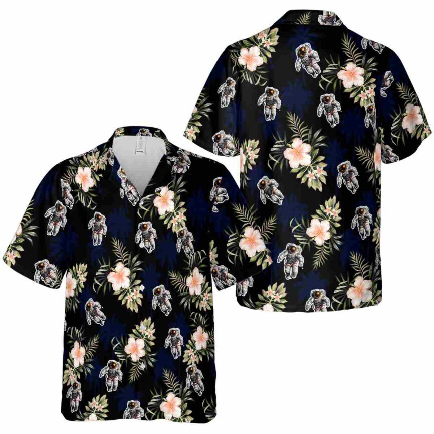 Nasa Hibiscus Palm Hawaiian Shirt Premium grade