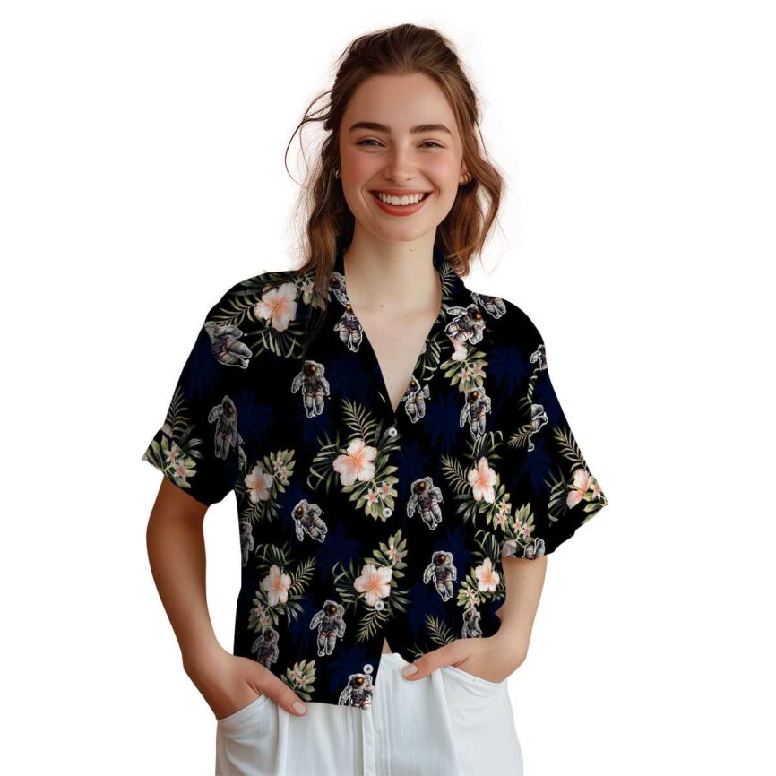Nasa Hibiscus Palm Hawaiian Shirt Top rated