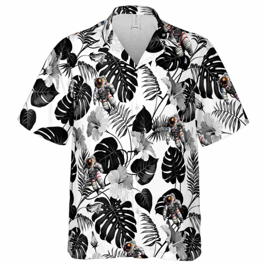 Nasa Leaf Pattern Hawaiian Shirt Fashion forward