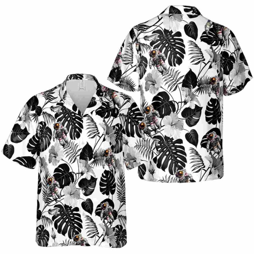 Nasa Leaf Pattern Hawaiian Shirt Premium grade