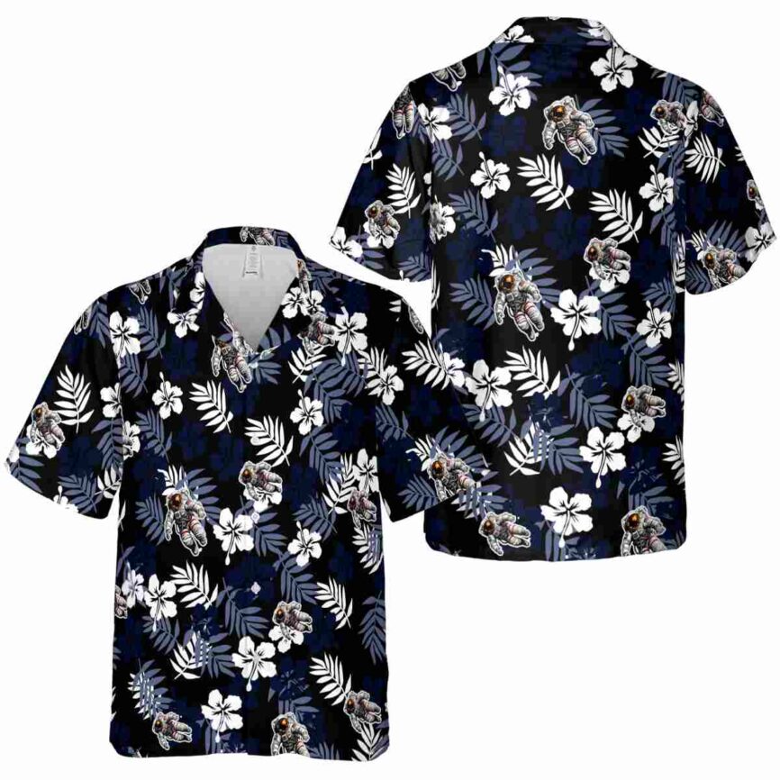 Nasa Leafy Hibiscus Hawaiian Shirt Premium grade