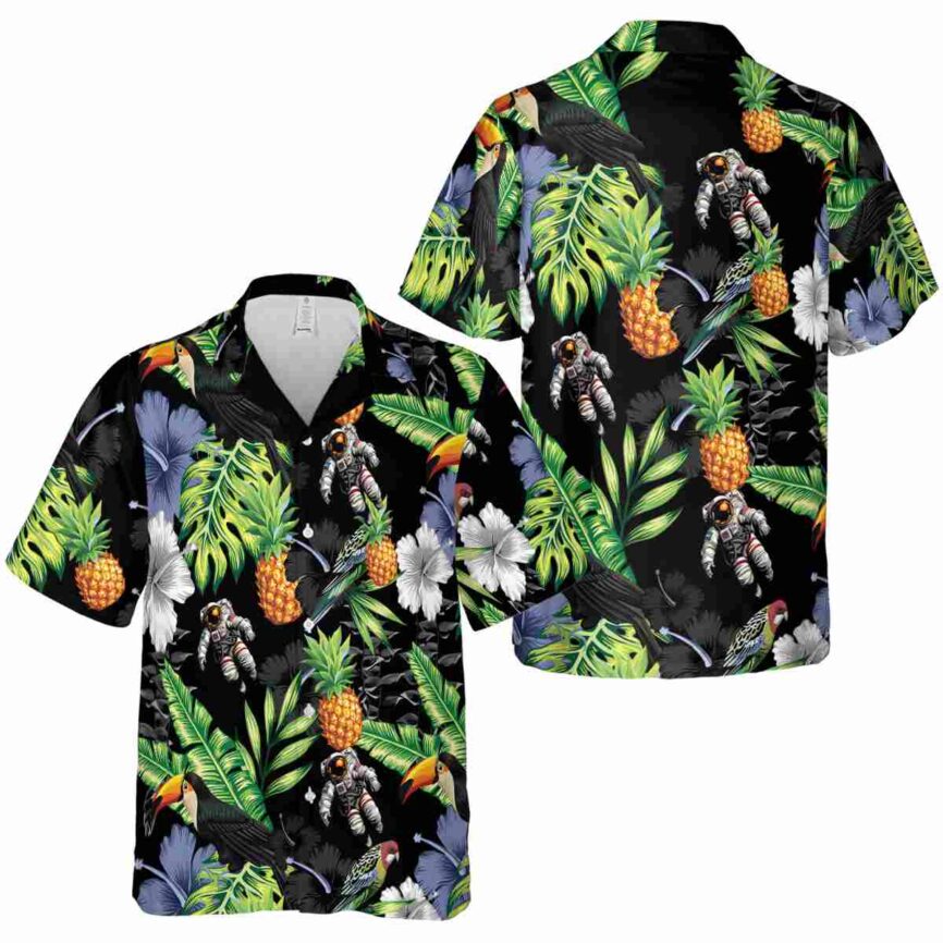 Nasa Leafy Toucan Hawaiian Shirt Premium grade