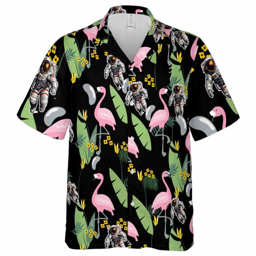 Nasa Pink Flamingo Hawaiian Shirt Fashion forward
