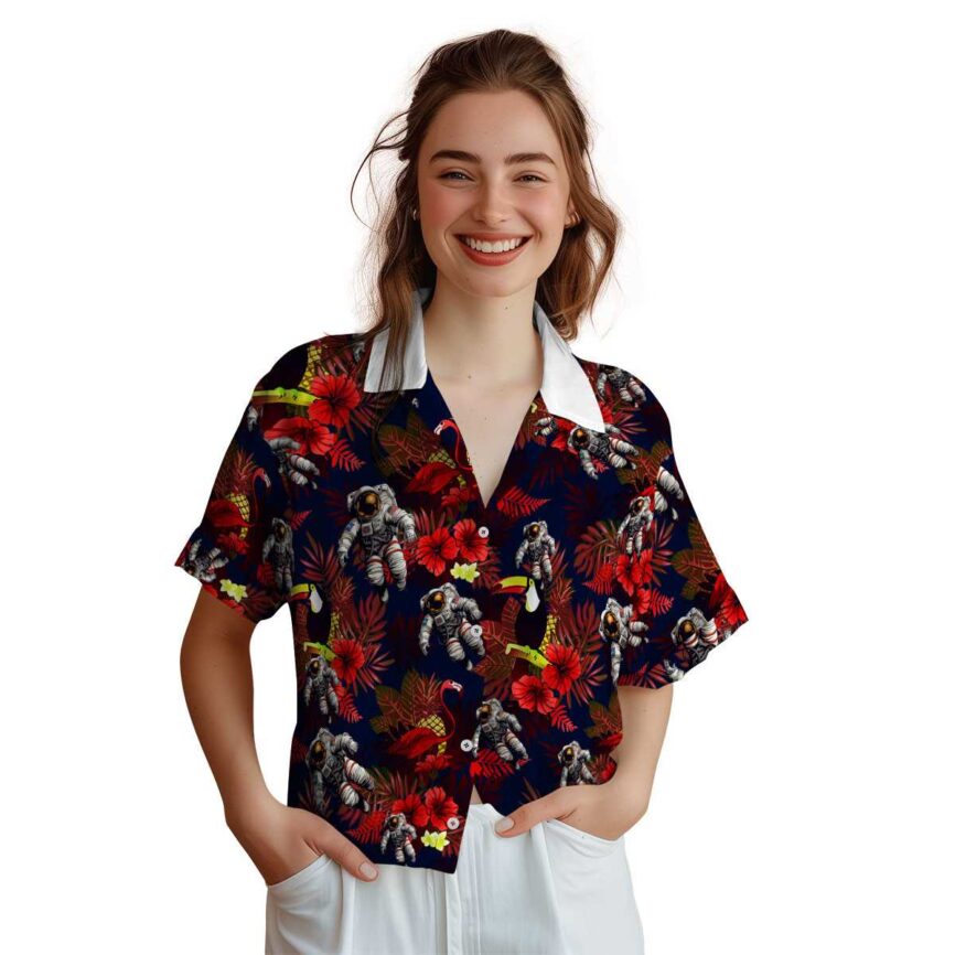 Nasa Tropical Bird Hawaiian Shirt Top rated